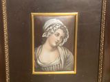 a painting of a woman with a turban on her head