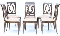 Maison ANDRE BEAUDOUIN - Suite de six chaises de salle à man… (photo 3)