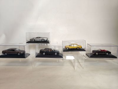 MINICHAMPS : Lot de 5 miniatures en boîte, pas de surboîte, …