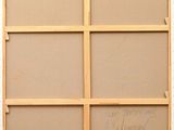 an image of a picture of a painting on a easel in a room