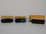 three different types of electronic devices in a row