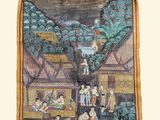 a picture of a painting hanging on the wall