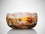 an image of a bowl with flowers painted on it