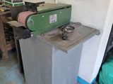 a machine that is sitting in a room next to a table