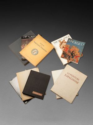 Lot de livres divers comprenant : Michel-Ange, Toute la scul… - Photo 1