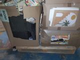 a cart with a bunch of items in it