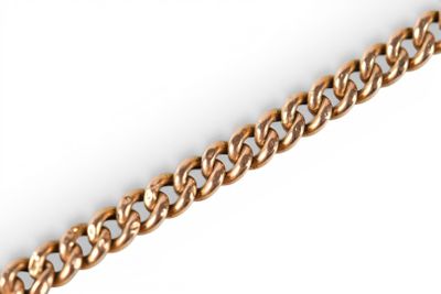 an image of a close up of a gold chain on a white background