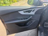 a picture of a car door with the door handle open