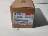 a brown box with a label on it sitting on a table