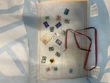 a picture of a picture of stamps on a sheet of paper