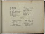 an old book with a list of things on it