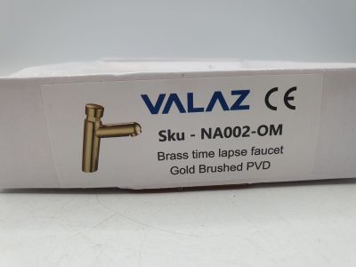 a close up of a box with a faucet on it