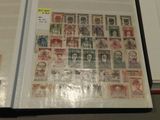 a book with a lot of stamps on it
