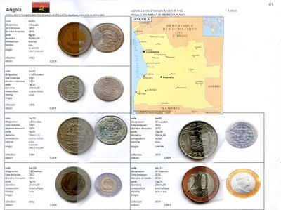 AFRIQUE. Lot de monnaies différentes (Xxe siècle).