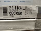 a label on the back of a box that says 611kv