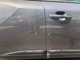 a cat that is sitting on the side of a car
