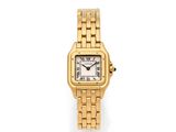 Montre-bracelet Cartier pour femme, en or jaune 18 carats, à quartz