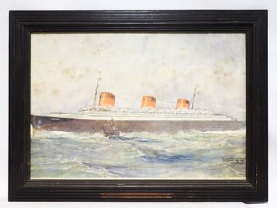 Albert SEBILLE : Le Normandie. The Giant French Liner Norman… - Photo 1