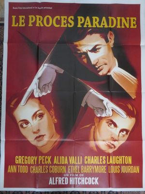 Affiche française du film « Le Procès paradinée »