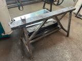 a table that has a glass top on top of it