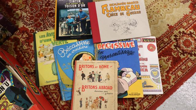Lot de bandes dessinées dont Bécassine en croisière, Bécassine en...