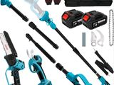 a group of tools that include a chainsaw, chainsaw, and other tools