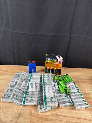 Lot de piles non testé vendu en état