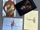 a picture of a woman in a bathing suit next to a book and cd