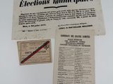 Un vieux journal annonce l'élection aux États-Unis