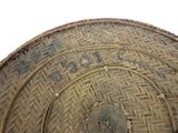 an image of a close up view of a woven basket