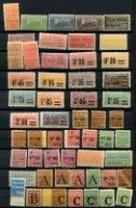une image représentant une collection de timbres sur fond noir