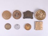 a lot of different metal items that are on the table