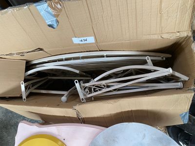 a cardboard box with a bunch of wires inside of it