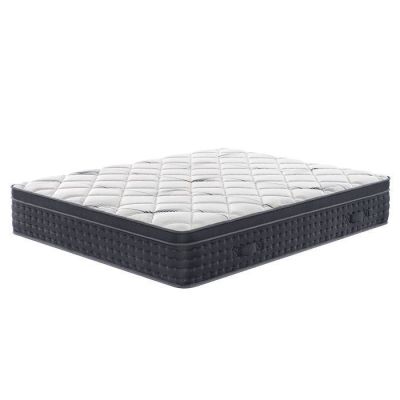 a close up of a mattress on a white background