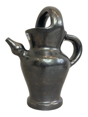 Robert PICAULT (1919-2000) Gargoulette noire en céramique ém…