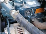a close up view of the engine of a truck