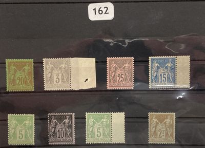 a picture of a collection of stamps on display in a case