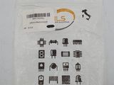 a close up of a bag of electronic components on a white surface