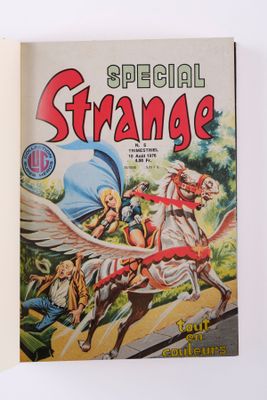 la couverture d'une bande dessinée représentant un homme à cheval