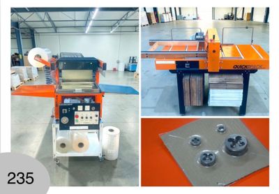 deux photos d'une machine sur laquelle se trouve un rouleau de papier