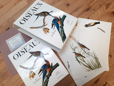 trois livres posés sur une table en bois, l'un à côté de l'autre