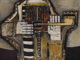 an image of a painting of a man playing a guitar