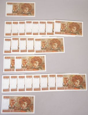 FRANCE. Ensemble de 39 Billets - 10 Francs. Berlioz. État ne…