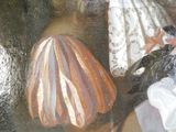 un tableau représentant une femme en robe et un homme en costume