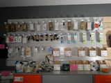 a wall with many different types of electronics on it