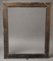 CADRE rectangulaire en chêne sculpté, mouluré, doré et gravé… (photo 2)