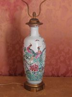 CHINE. Vase en porcelaine de forme ovoïde à décor polychrome… (photo 3)