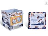 two vases that have been decorated with animals on them
