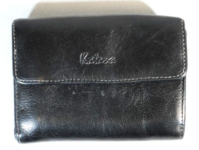 KATANA Portefeuille en cuir noir