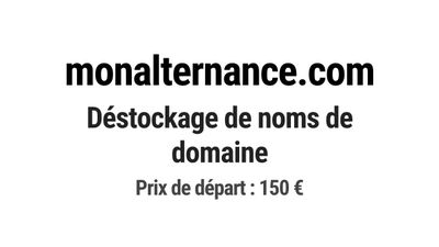 Nom de domaine monalternance.com.
